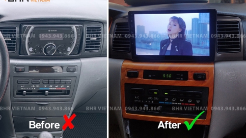 Màn hình DVD Android xe Toyota Altis 2001 - 2007 | Vitech 
